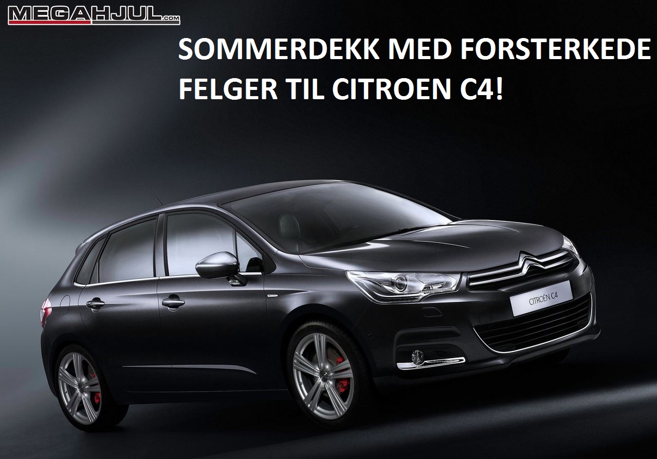 sommerdekk-med-felger-til-citroen-c4